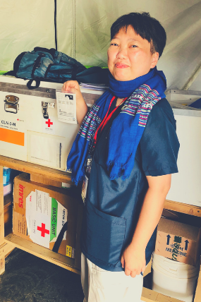 Head nurse of the BDRCS JRC emergency clinic Mayumi Kawaguchi  7