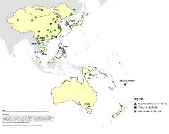 Rotavirus Laboratory network map